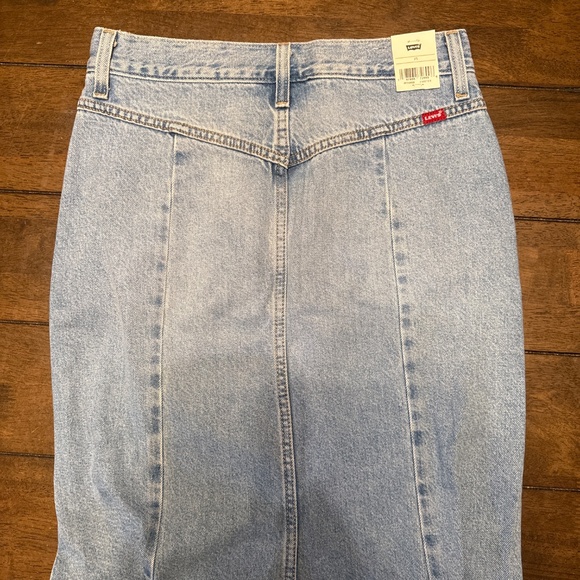 NWT Levi’s Premium Mermaid maxi skirt size 25 - Picture 3 of 4